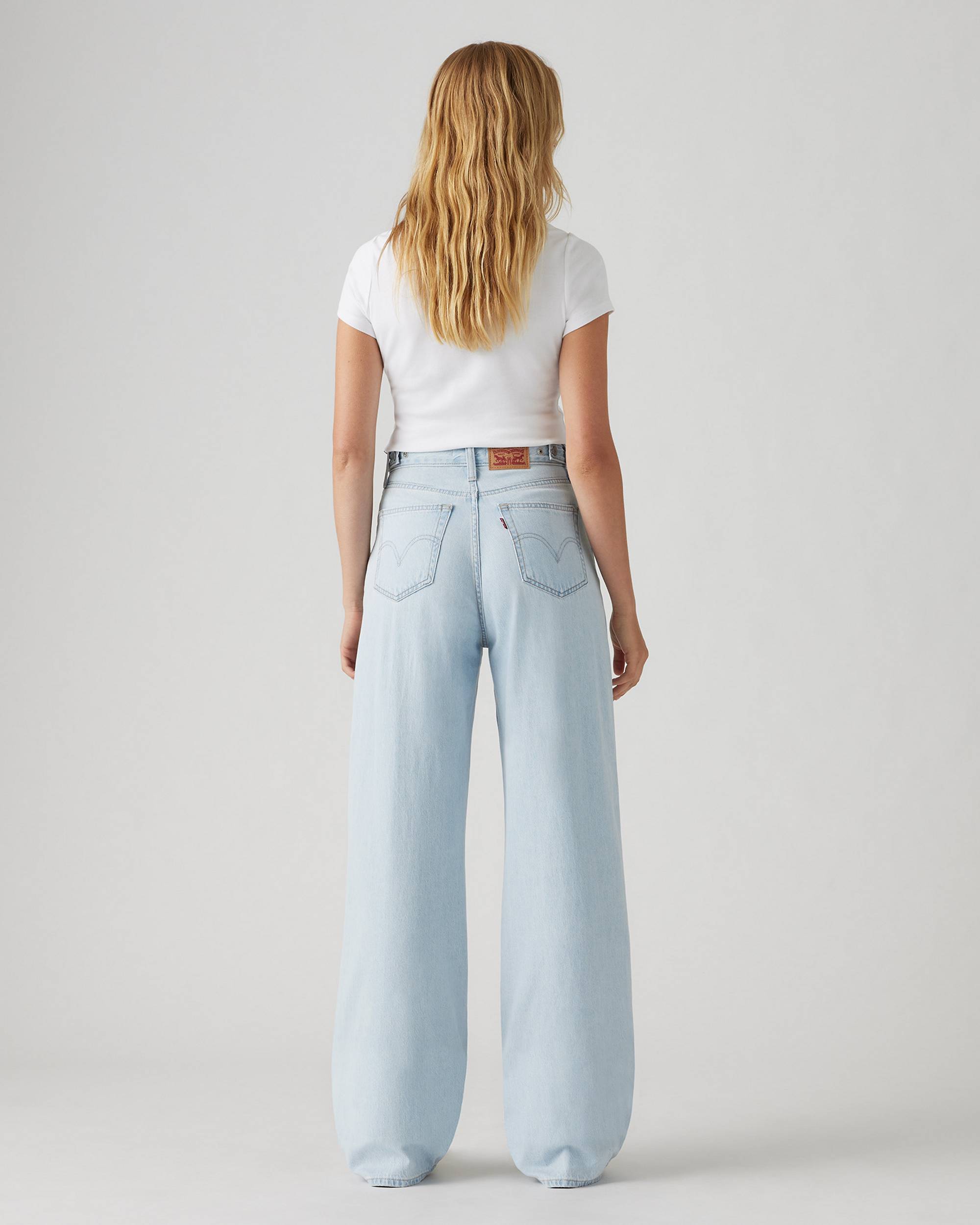 Adjustable Womens Cinch Baggy Jeans