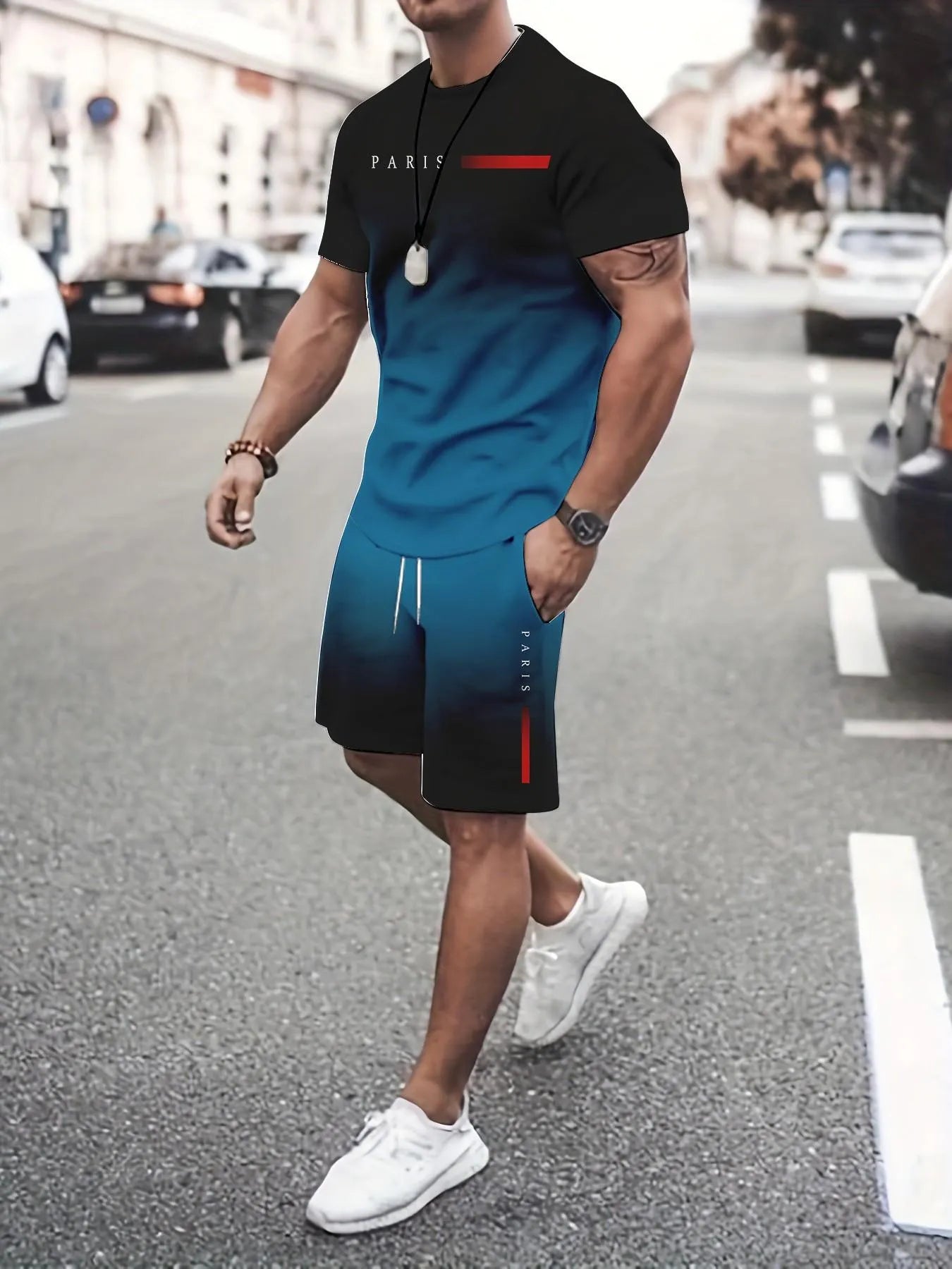 Men's Gradient Fitness 2-Piece Set