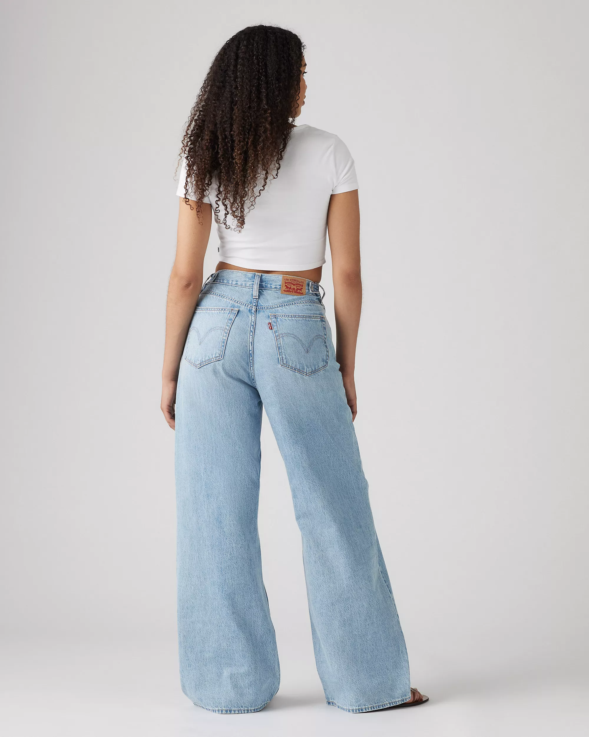 Adjustable Womens Cinch Baggy Jeans